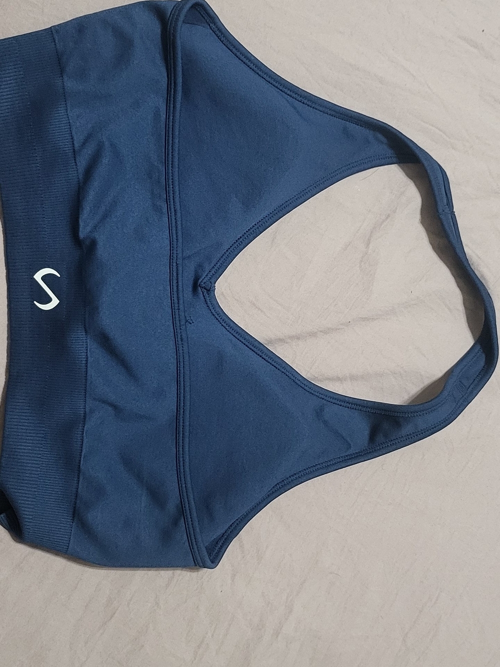 Navy Racerback Performance Sports Bra